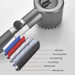 ⁦رأس دش عالي الضغط 3 وضعيات مزود بفوهة رش موفرة للمياه مزودة بزر إيقاف ملحقات الحمام⁩ - الصورة ⁦5⁩