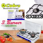 Cobra - high Quality Gas Stove 3 Heads - CB-4133C