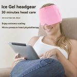 Migraine Relief Hat Hot/Cold Therapy Gel Ice Cap for Headache & Pain Relief Eye - Image 6