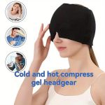 Migraine Relief Hat Hot/Cold Therapy Gel Ice Cap for Headache & Pain Relief Eye - Image 7
