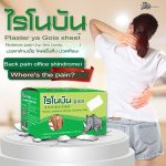 RHINOBUN Pain Relief Plaster 10 Sheets x 20 Packets From Thailand - Image 5